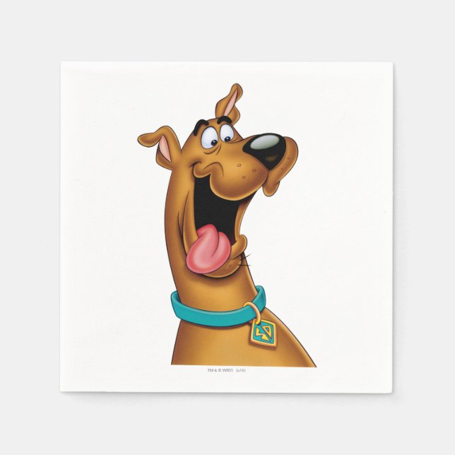 Scooby-Doo Excited Face Napkin (Front)