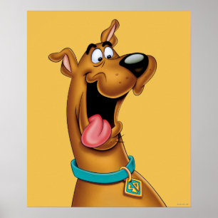 Scooby-Doo Excited Face Poster