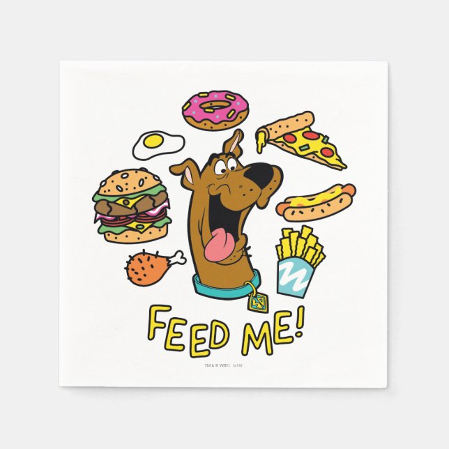 Scooby-Doo Feed Me! Napkin (Front)