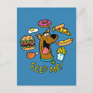 Scooby-Doo Feed Me! Postcard