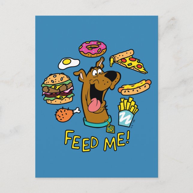 Scooby-Doo Feed Me! Postcard (Front)