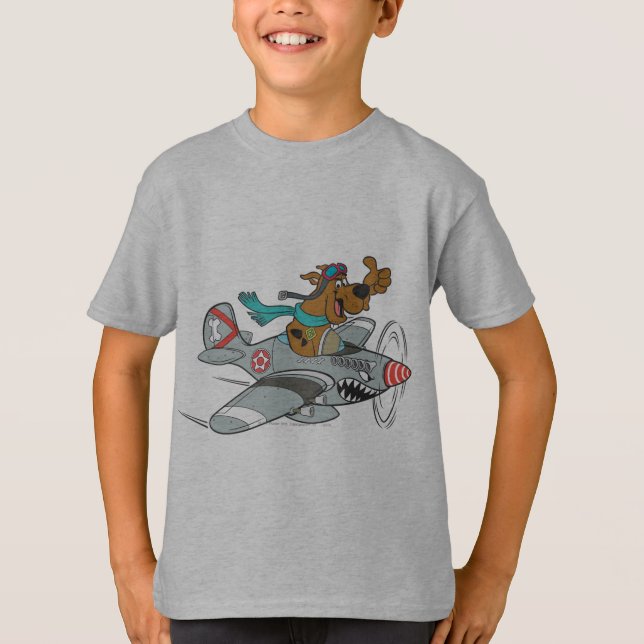 Scooby-Doo Flying Plane T-Shirt (Front)