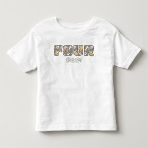 Scooby-Doo Fourth Birthday Toddler T-Shirt