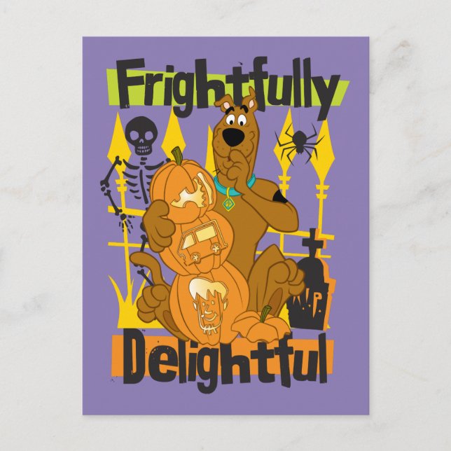 Scooby-Doo Frightfully Delightful Postcard (Front)