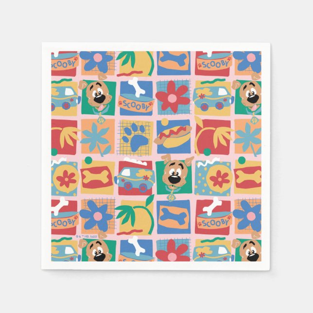 Scooby-Doo | Fun Baby Pattern Napkin (Front)