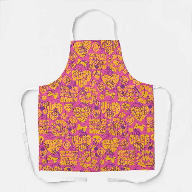 Scooby-Doo | Funky Flower Pattern Apron (Front)