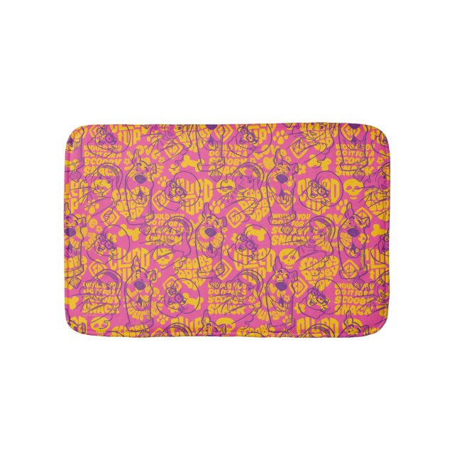Scooby-Doo | Funky Flower Pattern Bath Mat (Front)