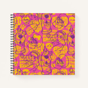 Scooby-Doo   Funky Flower Pattern Notebook