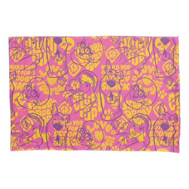 Scooby-Doo | Funky Flower Pattern Pillowcase (Front)