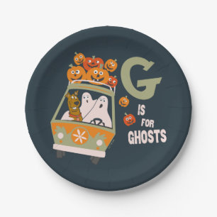 Scooby-Doo   G is for Ghosts Paper Plate