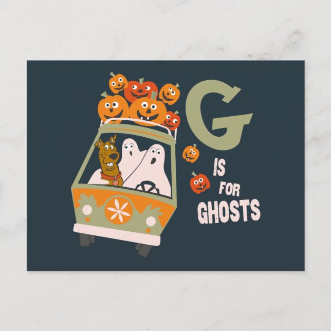 Scooby-Doo | G is for Ghosts Postcard (Front)