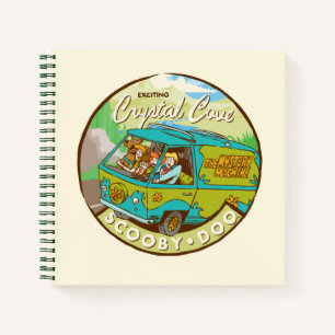 Scooby-Doo   Gang Driving Through "Crystal Cove" Notebook