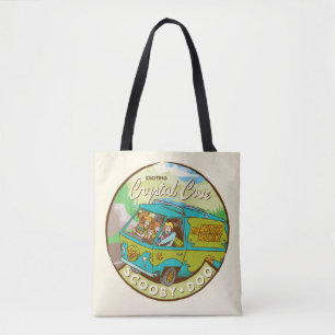 Scooby-Doo   Gang Driving Through "Crystal Cove" Tote Bag