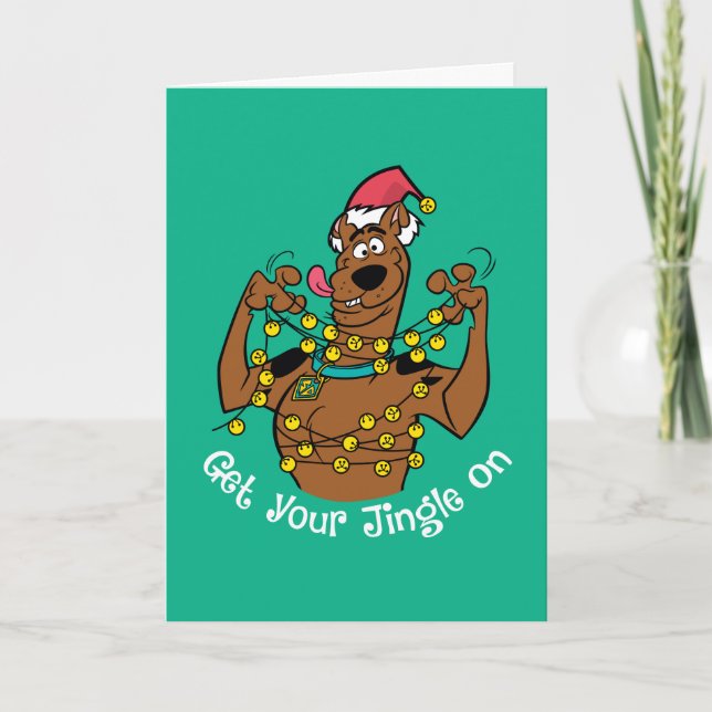 Scooby-Doo "Get Your Jingle On" Holiday Card (Front)