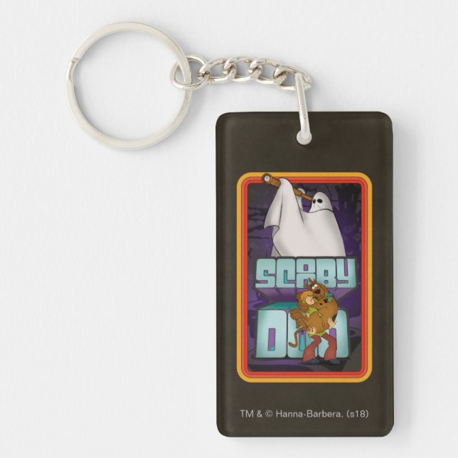 Scooby-Doo | Ghost Looking for Shaggy & Scooby Key Ring (Front)