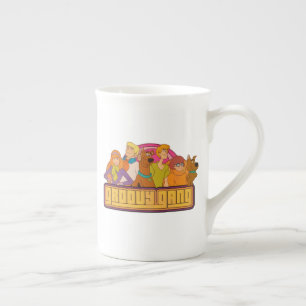 Scooby-Doo   "Groovy Gang" Retro Cartoon Graphic Bone China Mug