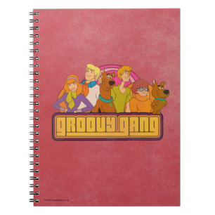 Scooby-Doo   "Groovy Gang" Retro Cartoon Graphic Notebook