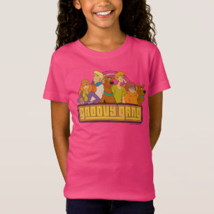 Scooby-Doo "Groovy Gang" Retro Cartoon Graphic T-Shirt