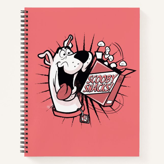 Scooby-Doo Halftone Scooby Snacks Notebook (Front)