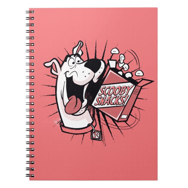Scooby-Doo Halftone Scooby Snacks Notebook (Front)