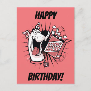 Scooby-Doo Halftone Scooby Snacks Postcard