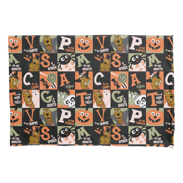 Scooby-Doo | Halloween Pattern Pillowcase (Front)