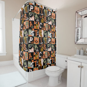 Scooby-Doo   Halloween Pattern Shower Curtain