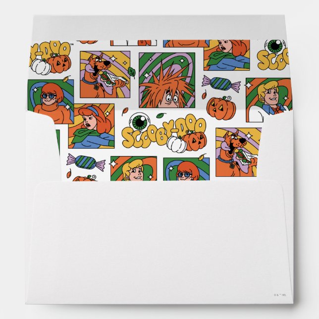 Scooby-Doo Halloween Photos Pattern Envelope (Back (Bottom))