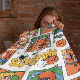 Scooby-Doo Halloween Photos Pattern Fleece Blanket