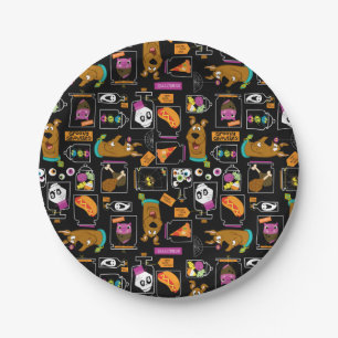 Scooby-Doo   Halloween Scooby-Doo Pattern Paper Plate