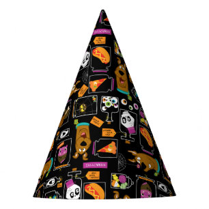 Scooby-Doo   Halloween Scooby-Doo Pattern Party Hat