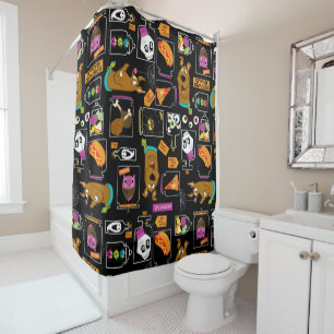 Scooby-Doo   Halloween Scooby-Doo Pattern Shower Curtain