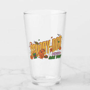 Scooby-Doo Halloween Snack Logo Glass