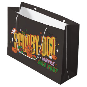 Scooby-Doo Halloween Snack Logo Large Gift Bag