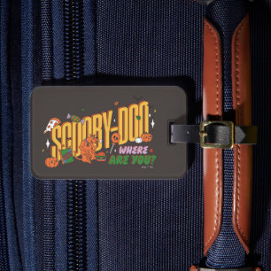 Scooby-Doo Halloween Snack Logo Luggage Tag