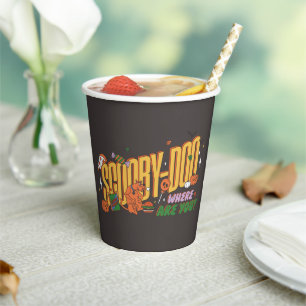 Scooby-Doo Halloween Snack Logo Paper Cups