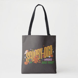 Scooby-Doo Halloween Snack Logo Tote Bag