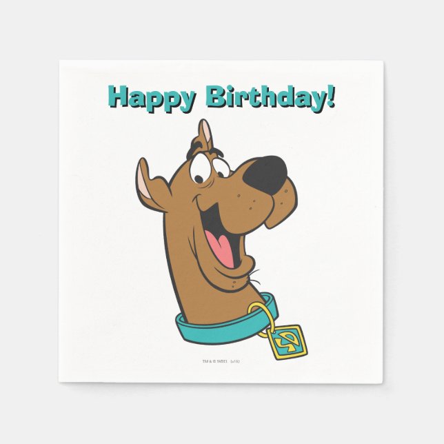 Scooby-Doo Happy Face Napkin (Front)