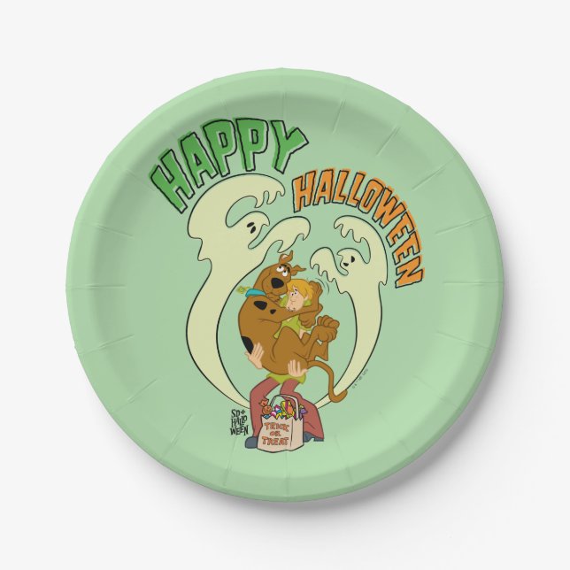 Scooby-Doo | Happy Halloween Paper Plate (Front)