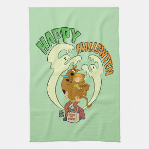 Scooby-Doo Happy Halloween Tea Towel