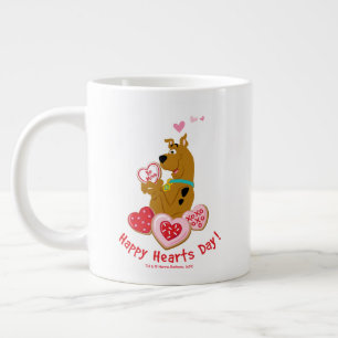Scooby-Doo - Happy Hearts Day Large Coffee Mug