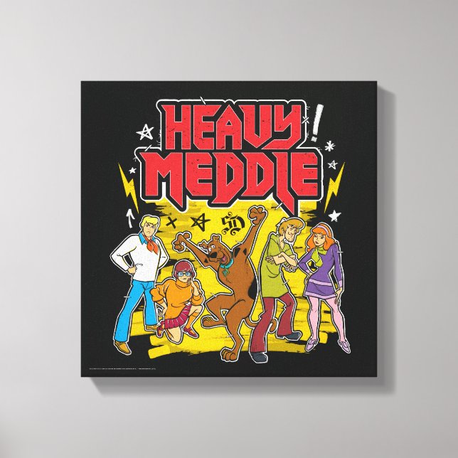 Scooby-Doo | "Heavy Meddle" Graphic Canvas Print (Front)