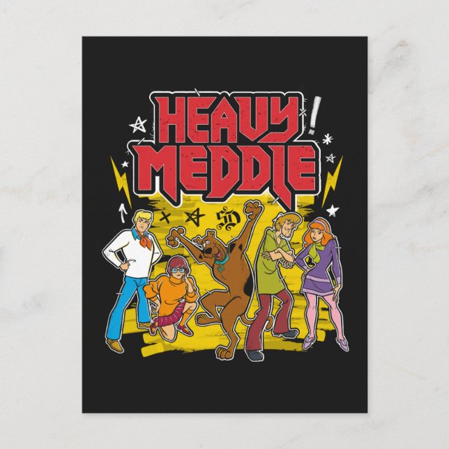 Scooby-Doo | "Heavy Meddle" Graphic Postcard (Front)