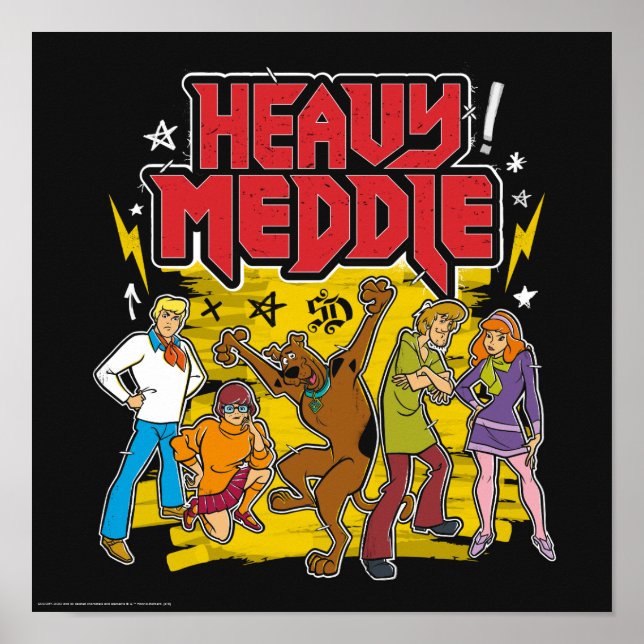 Scooby-Doo | "Heavy Meddle" Graphic Poster (Front)