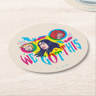 Scooby-Doo   Hex Girls We Got This Round Paper Coaster