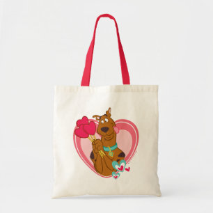 Scooby-Doo Holding Heart Lolipops Tote Bag