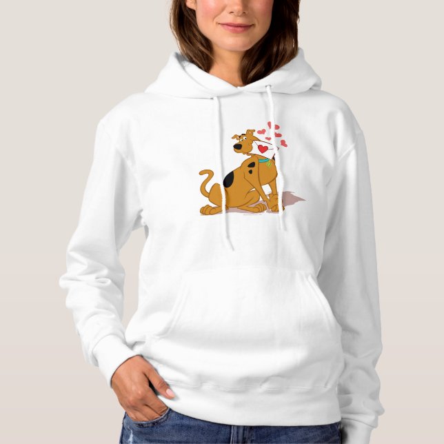 Scooby-Doo - Holding Valentine Envelope Hoodie (Front)