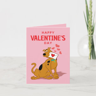 Scooby-Doo - Holding Valentine Note Card