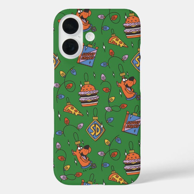 Scooby-Doo Holiday Snack Lights Pattern Case-Mate iPhone Case (Back)