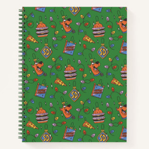 Scooby-Doo Holiday Snack Lights Pattern Notebook